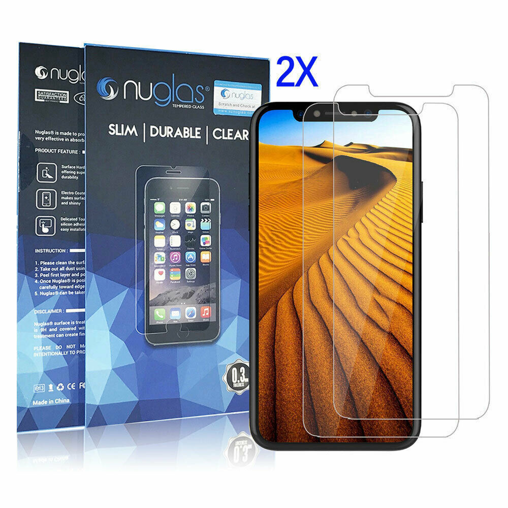 Nuglas Tempered Glass Screen Protector For iPhone 16 15 14 13 12