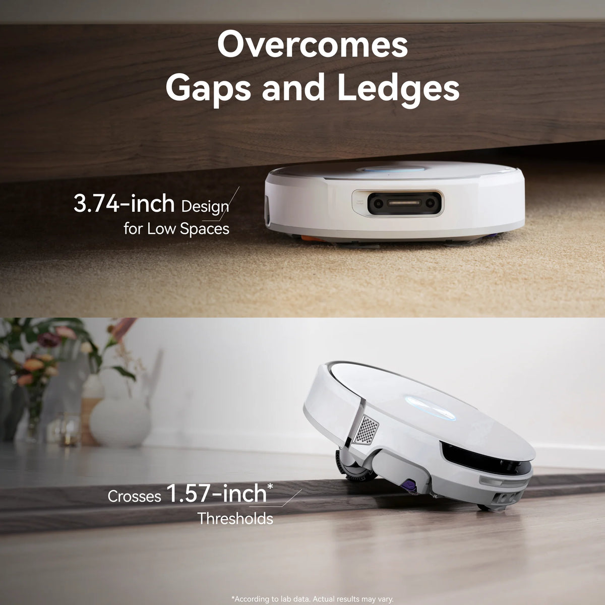 Refurbished Narwal Flow Robotic Vacuum and Mop with Real-Time Self-Cleaning Track Mop