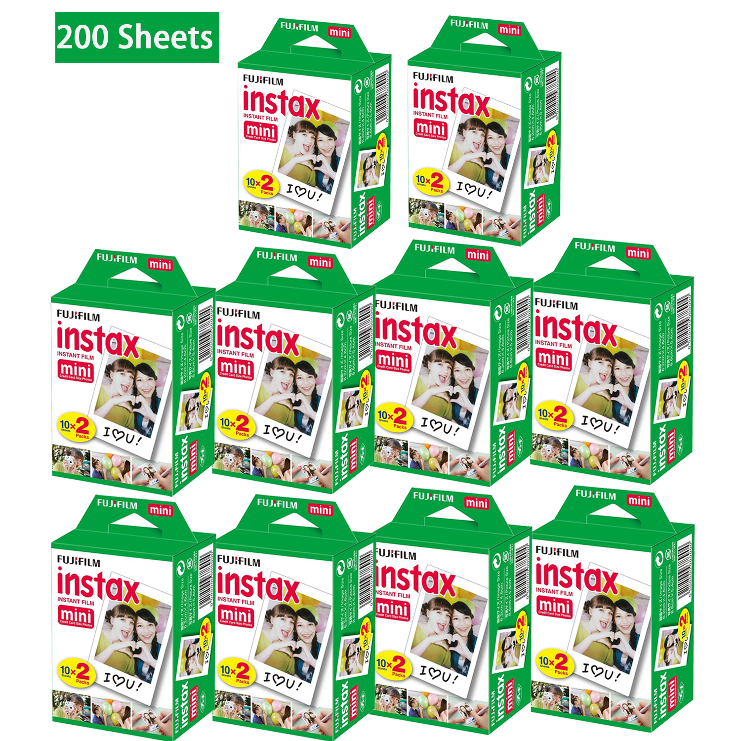 Fujifilm Instax Mini Film Fuji instant photos 7s 8 25 90 Polaroid 300 Mini 11