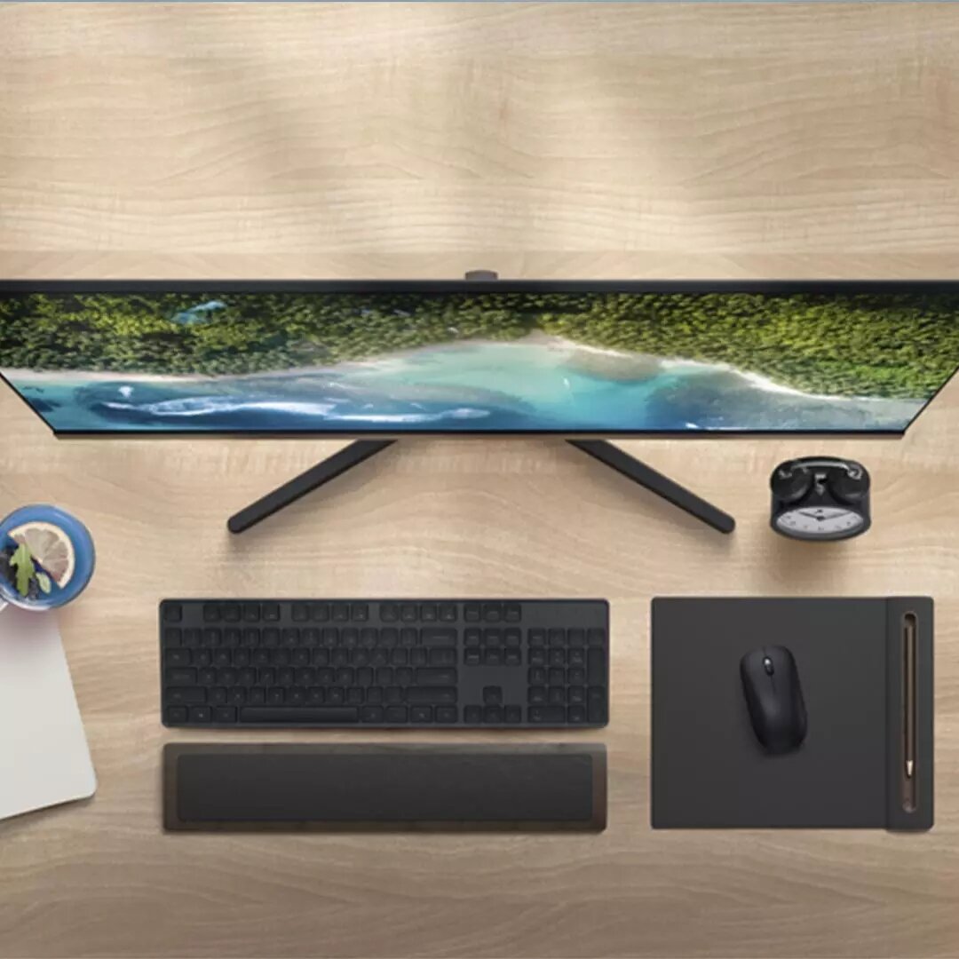 XIAOMI Mi 1C 23.8-Inch Office Gaming Monitor FHD 1080P IPS Panel 178 ° Super Viewing Angle Multi-Interface Display Gaming Display Screen