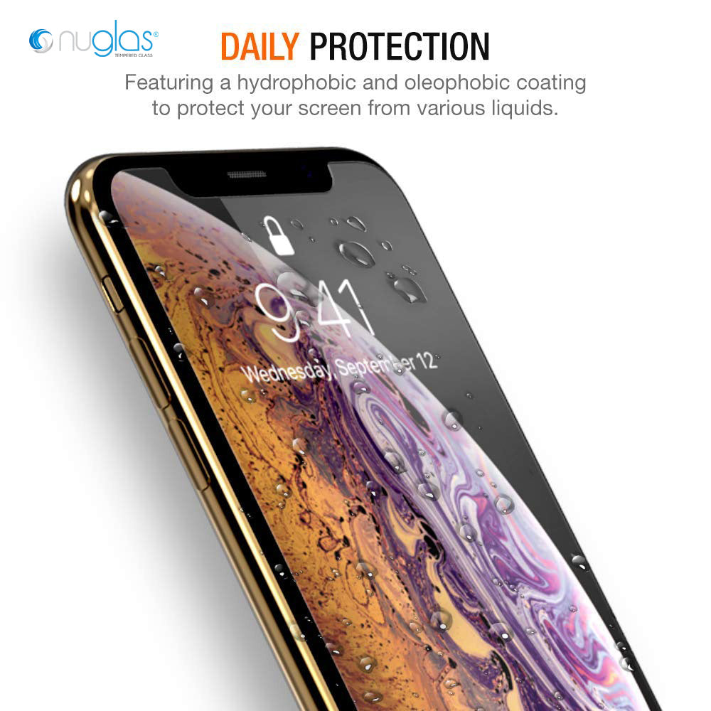 2X Nuglas Tempered Glass Screen Protector iPhone 13 12 11 PRO X XS Max