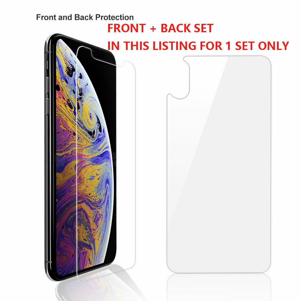 2X Nuglas Tempered Glass Screen Protector iPhone 13 12 11 PRO X XS Max