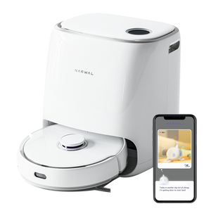 Narwal Freo Robotic Vacuum and Mop Cleaner Versatile Self Mop Clean with DirtSense and Auto Washing
