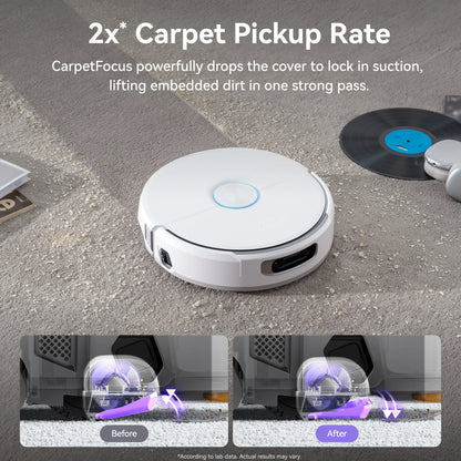 Refurbished Narwal Flow Robotic Vacuum and Mop with Real-Time Self-Cleaning Track Mop