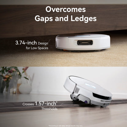 Refurbished Narwal Flow Robotic Vacuum and Mop with Real-Time Self-Cleaning Track Mop