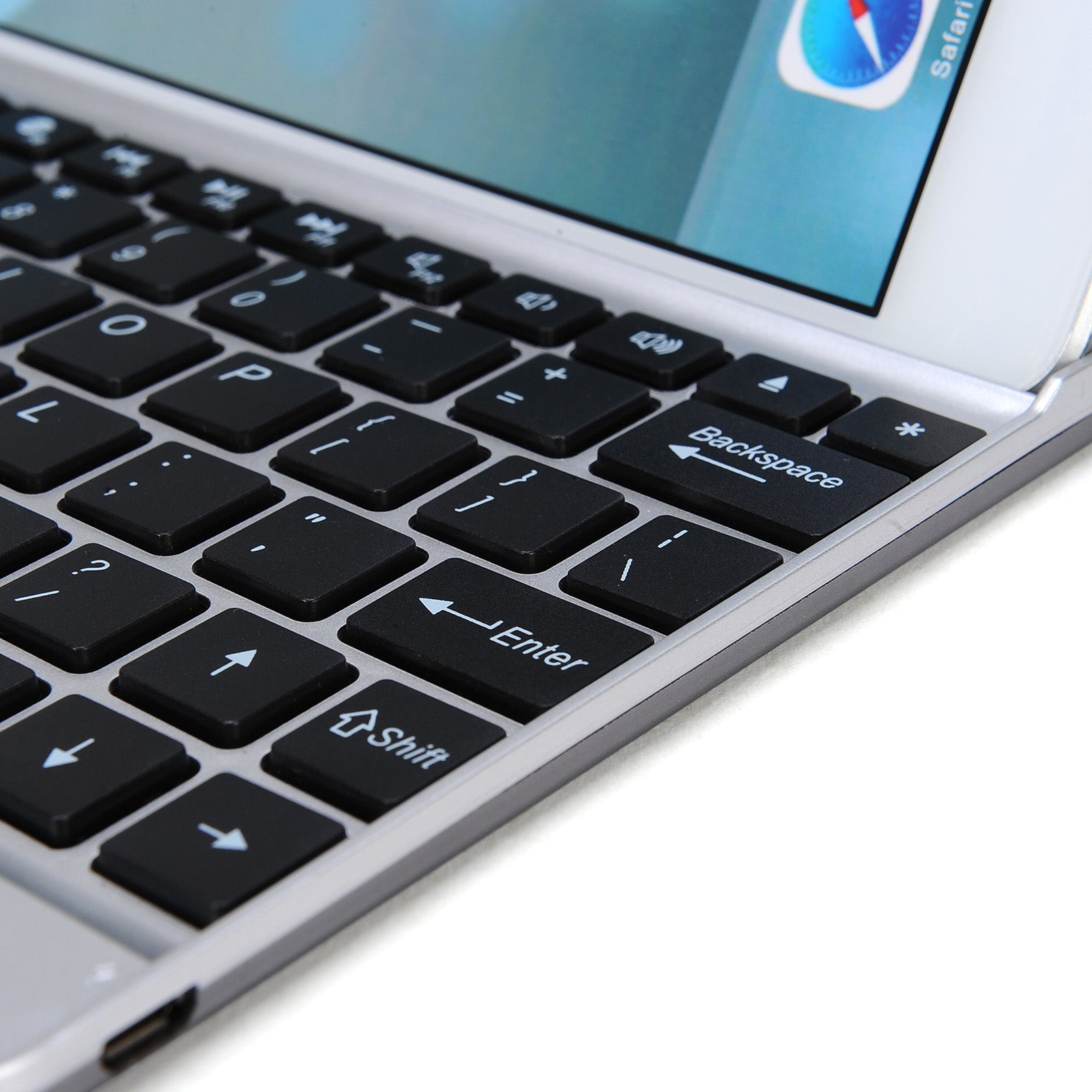 Aluminum keyboard for iPad Air iPad Mini iPad 4 3 2 (2pcs)