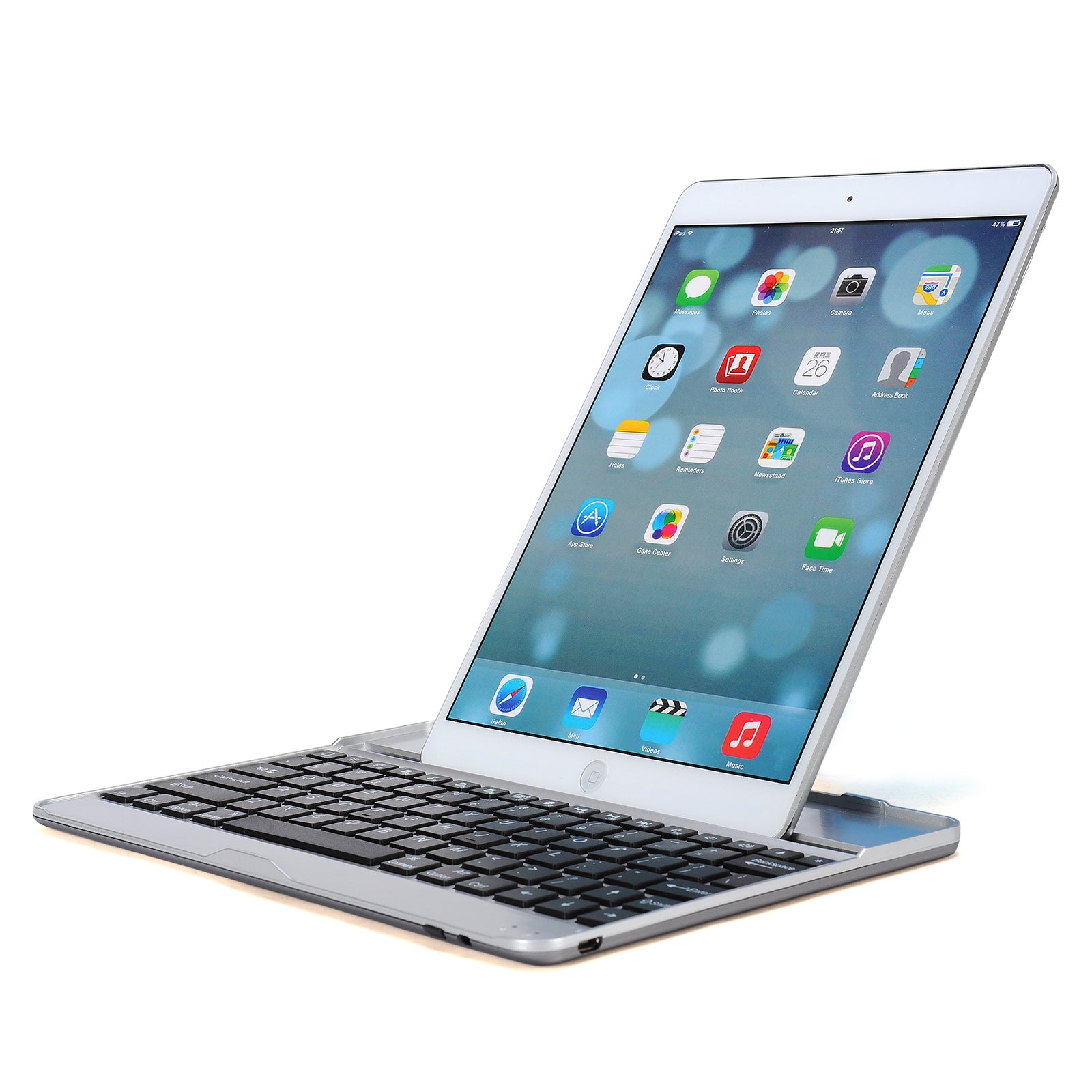 Aluminum keyboard for iPad Air iPad Mini iPad 4 3 2 (2pcs)