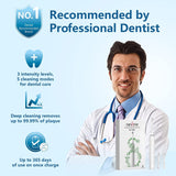 Nandme NX7000 Electric Toothbrush, Electric Sonic Toothbrush for Adults with 2 B