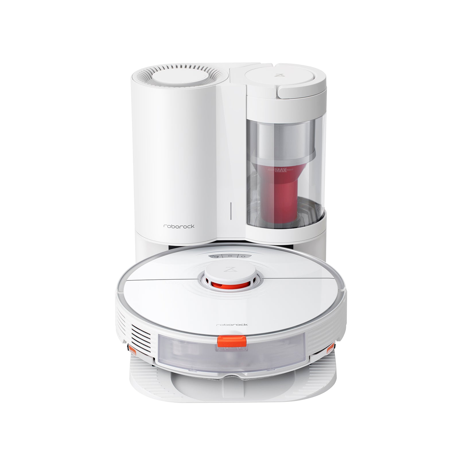 Roborock S7 Plus Robot Vacuum and Mop Cleaner with Auto-Empty Dock White