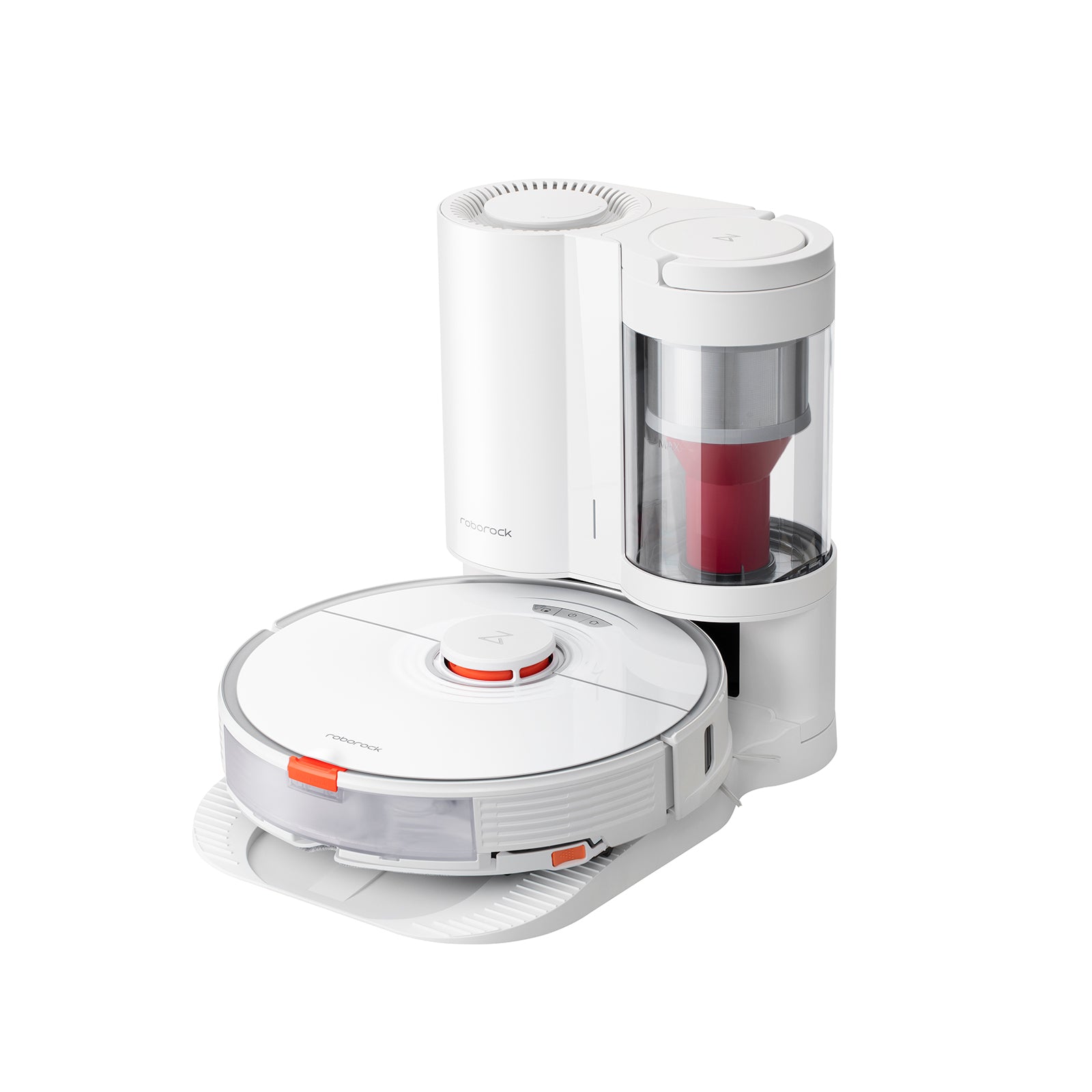 Roborock S7 Plus Robot Vacuum and Mop Cleaner with Auto-Empty Dock White