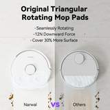 Refurbished Narwal Freo Robot Vacuum and Mop Cleaner with Auto Mop Washing & Drying  LCD Display
