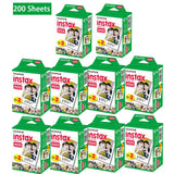 200 Sheets Fujifilm Instax Mini Film Fuji instant photos 7s 8 25 90 Polaroid 300 Mini 11