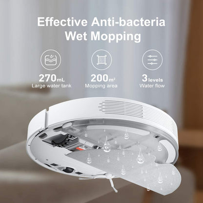 Dreame D9 Robot Vacuum Mop Cleaner 3000Pa Suction Laser Sensor Navigation Au Version