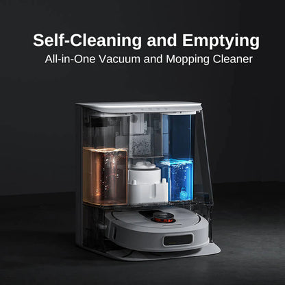 ROIDMI EVA Self-Cleaning & Emptying Robot Vacuum Cleaner with Auto Washing Station