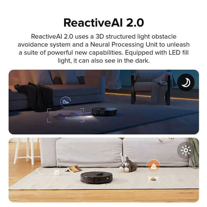 Roborock S7 MaxV Plus Auto Empty Station Robot Vacuum Cleaner with Mop Official Australian Version Black