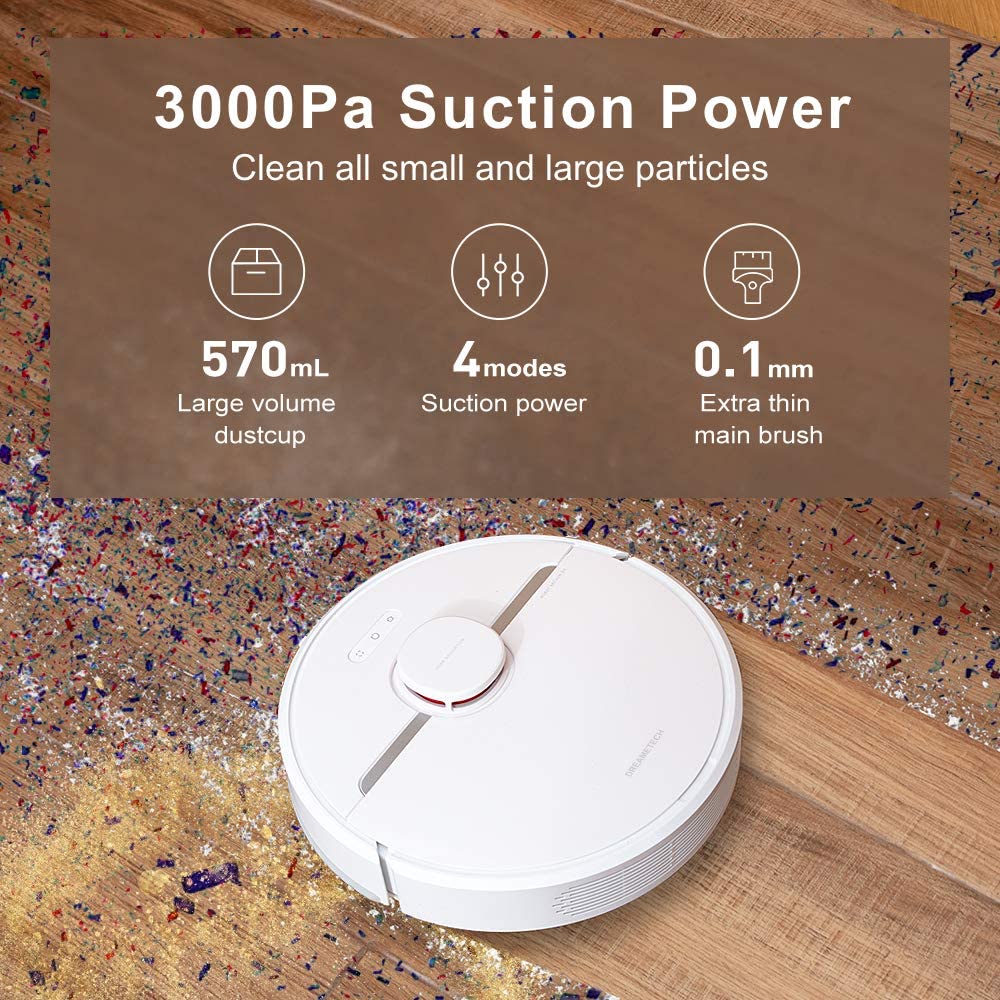 Dreame D9 Robot Vacuum Mop Cleaner 3000Pa Suction Laser Sensor Navigation Au Version