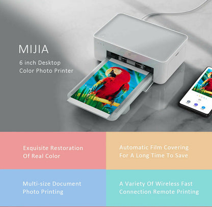 Xiaomi Mi Wireless Photo Printer Heat Sublimation with Extra Ink and 40 Photo