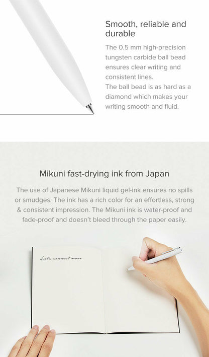 Original Xiaomi Mijia 0.5mm Sign Pen WHITE