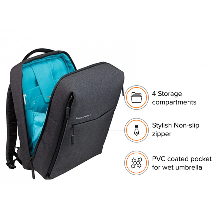 Mi City Backpack Dark Grey
