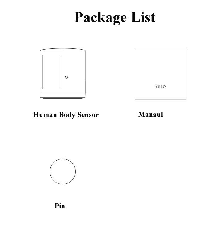 Xiaomi Mijia Smart Home Smart Human Body Sensor Global Version