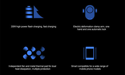 Xiaomi Mi 20W Qi Car Wireless Charger Fast Charging Infrared Sensor Phone Holder