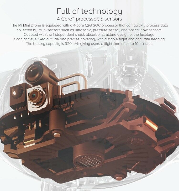 Xiaomi Mi Rabbit Mitu 720P HD Camera Remote Control mini Drone