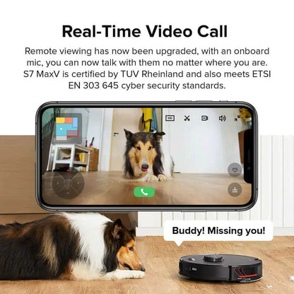Roborock S7 MaxV Plus Auto Empty Station Robot Vacuum Cleaner with Mop Official Australian Version Black