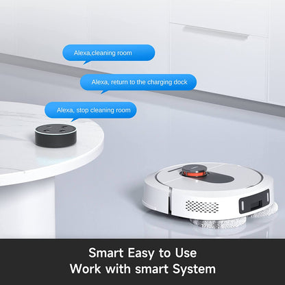 ROIDMI EVA Self-Cleaning & Emptying Robot Vacuum Cleaner with Auto Washing Station