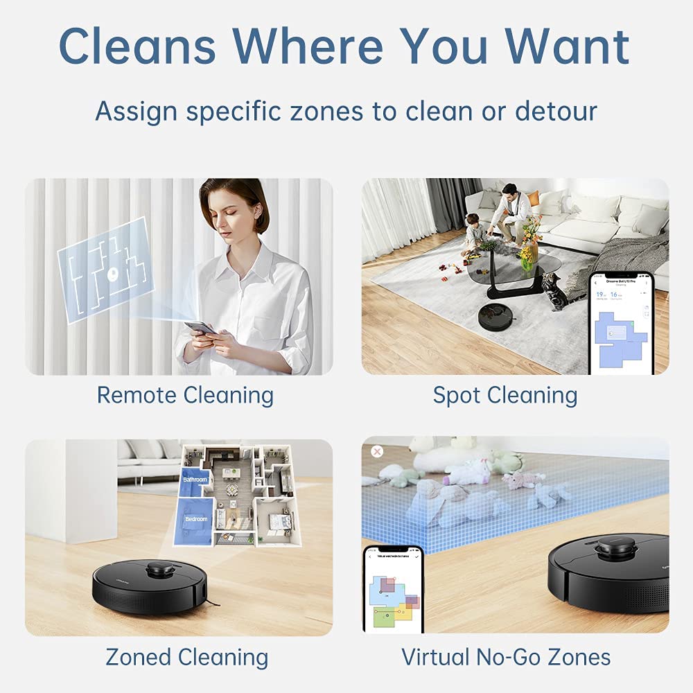 Dreame L10 Pro Robot Vacuum and Mop Cleaner 4000Pa Suction