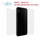 2X Nuglas Tempered Glass Screen Protector iPhone 13 12 11 PRO X XS Max