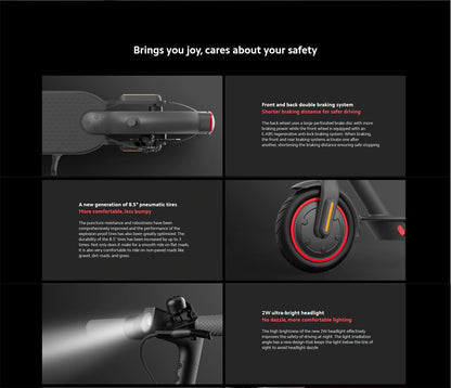 Xiaomi Mi Scooter Pro 2 Folding Electric Scooter 45km Mileage Range 600W Motor